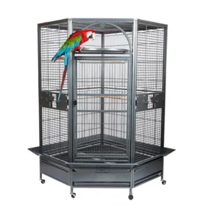 parrot cage, large parrot cage, stainless steel parrot cage, african grey parrot cage, indoor parrot cage,