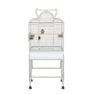 Rainforest Santa Fe Mini Top Opening Parrot Cage with Stand Stone